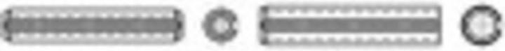 Productafbeelding Toolcraft Paspennen (Ø x L) 2 mm x 24
