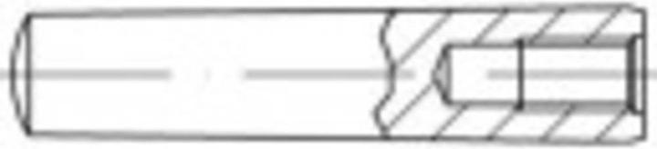 Toolcraft Taper pin (Ø x L) 8 mm x 36 m (10 Piece, 36 mm)