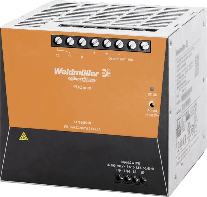 Produktbild Weidmüller Hutschienen-Netzteil (DIN-Rail