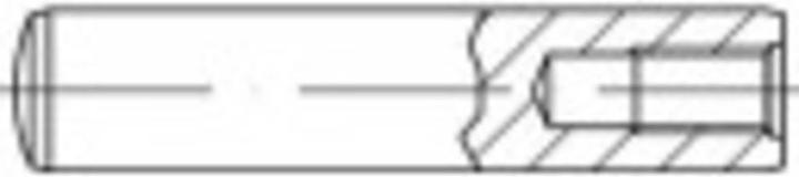 Image du produit Toolcraft Axe cylindrique (Ø x L) 5 mm x 1 (100 pcs, 12 mm)
