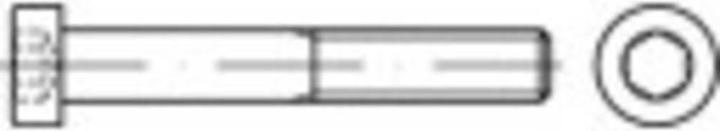 Produktbild Toolcraft Zylinderschrauben M6 45 mm Inn (200 Schrauben pro Stück)