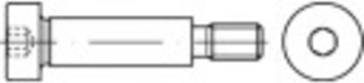 Produktbild Toolcraft Passschulterschrauben M8 30 mm (50 Schrauben pro Stück)