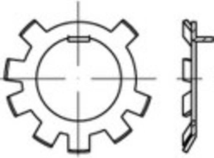 Produktbild Toolcraft Sicherungsblech Innen-Durchmes