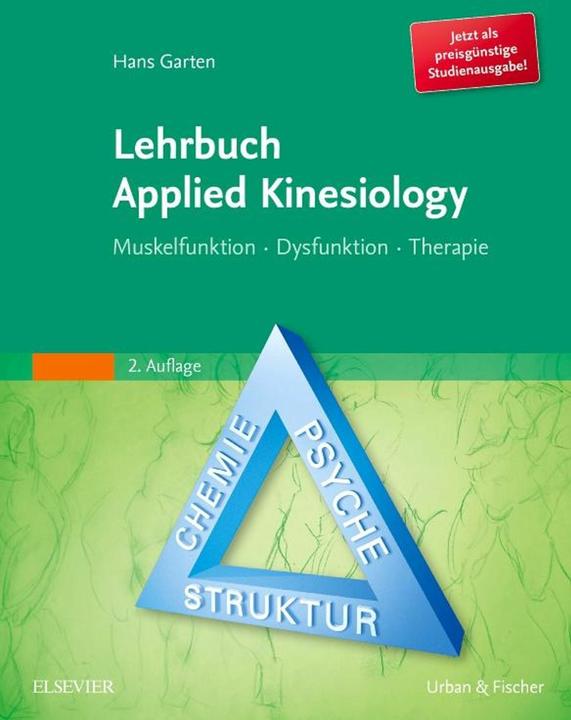 Produktbild Lehrbuch Applied Kinesiology StA (Deutsch, Hans Garten, 2018)