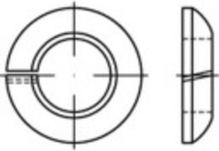 Produktbild Toolcraft Federringe Innen-Durchmesser: