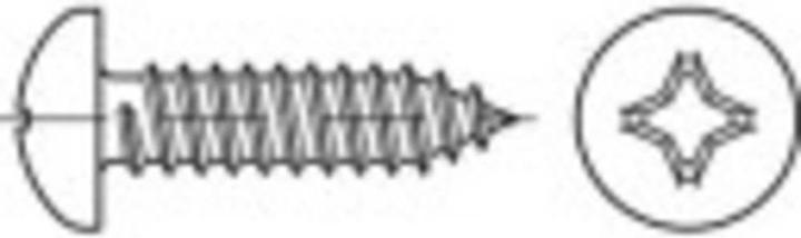 Produktbild Toolcraft Linsenblechschrauben 3.5 mm 9. (100 Schrauben pro Stück)