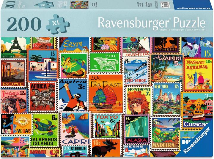 Productafbeelding Ravensburger Puzzel 12001371 - Postzegels - Puzzel voor ouderen en senioren, met 200 extra (200 onderdelen)