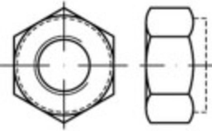 Toolcraft Lock nuts M6 ISO 7040 (M6)
