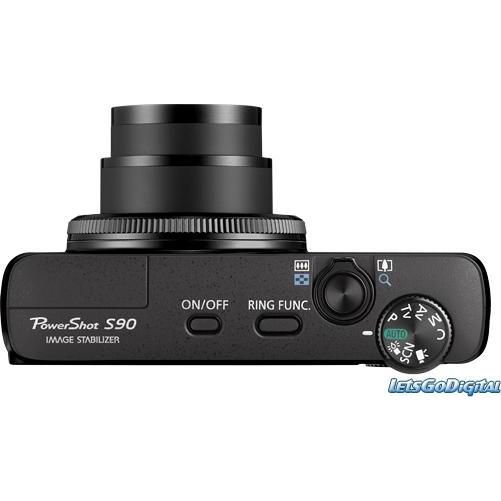 Canon PowerShot S90, 10 MPixel, 3.8x Zoom, Schwarz - Digitec