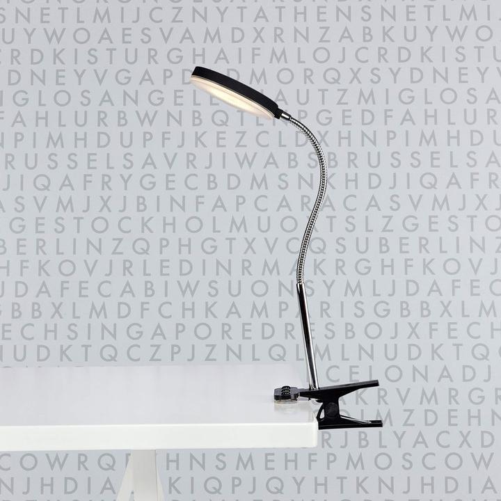 Immagine prodotto Markslöjd Lampada da tavolo Flex Clip, 3000K, 5W, nero/cromo (300 lm)