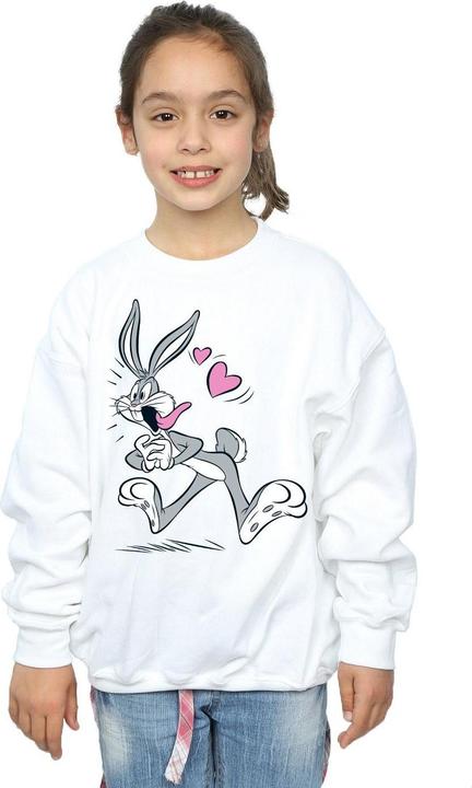 Produktbild Looney Tunes Bugs Bunny In Love Sweatshirt Mädchen (128)