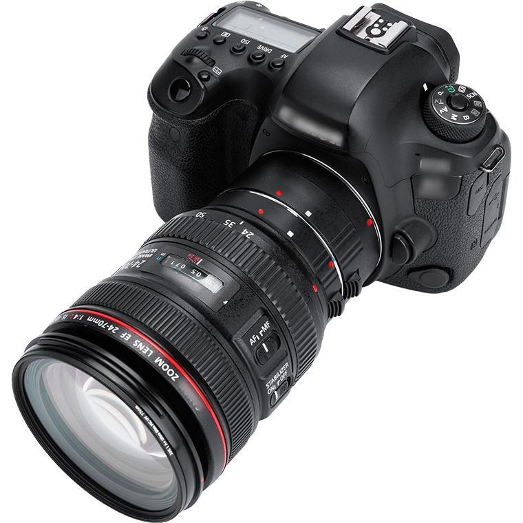 Thumbnail - JJC AET CS2 Auto Extension Tube Set (12mm and 25mm) (Weitwinkelkonverter, Canon EF, Canon EF-S), Objektivkonverter