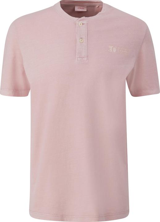 Image du produit S.Oliver T-Shirt T-Shirt mit Garment Dye und Henley-Ausschnitt (L)
