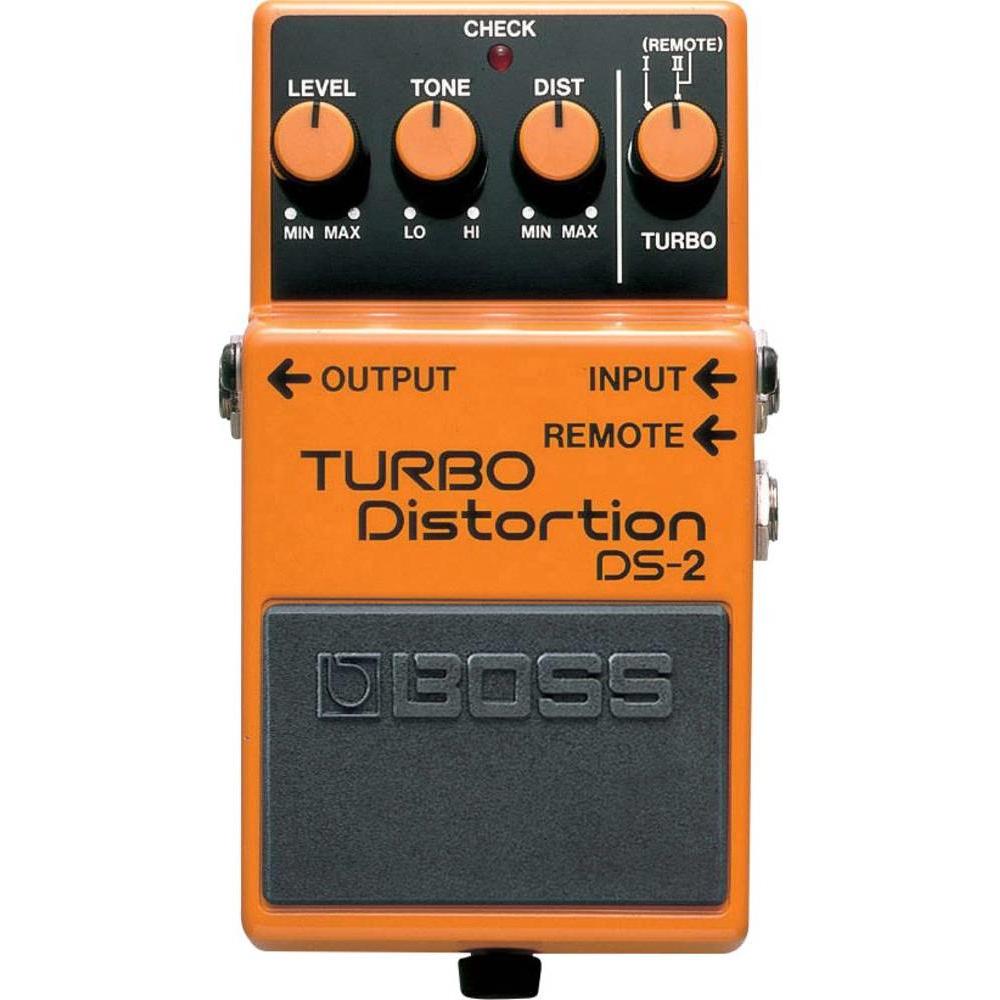 BOSS (Electronics) Gitarreneffekt Distortion DS-2 (Gitarre), Effektpedal, Orange