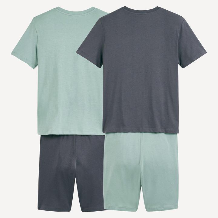 Produktbild La Redoute Collections Doppelpack Pyjashorts aus Baumwolle mit Surfmotiv (182)