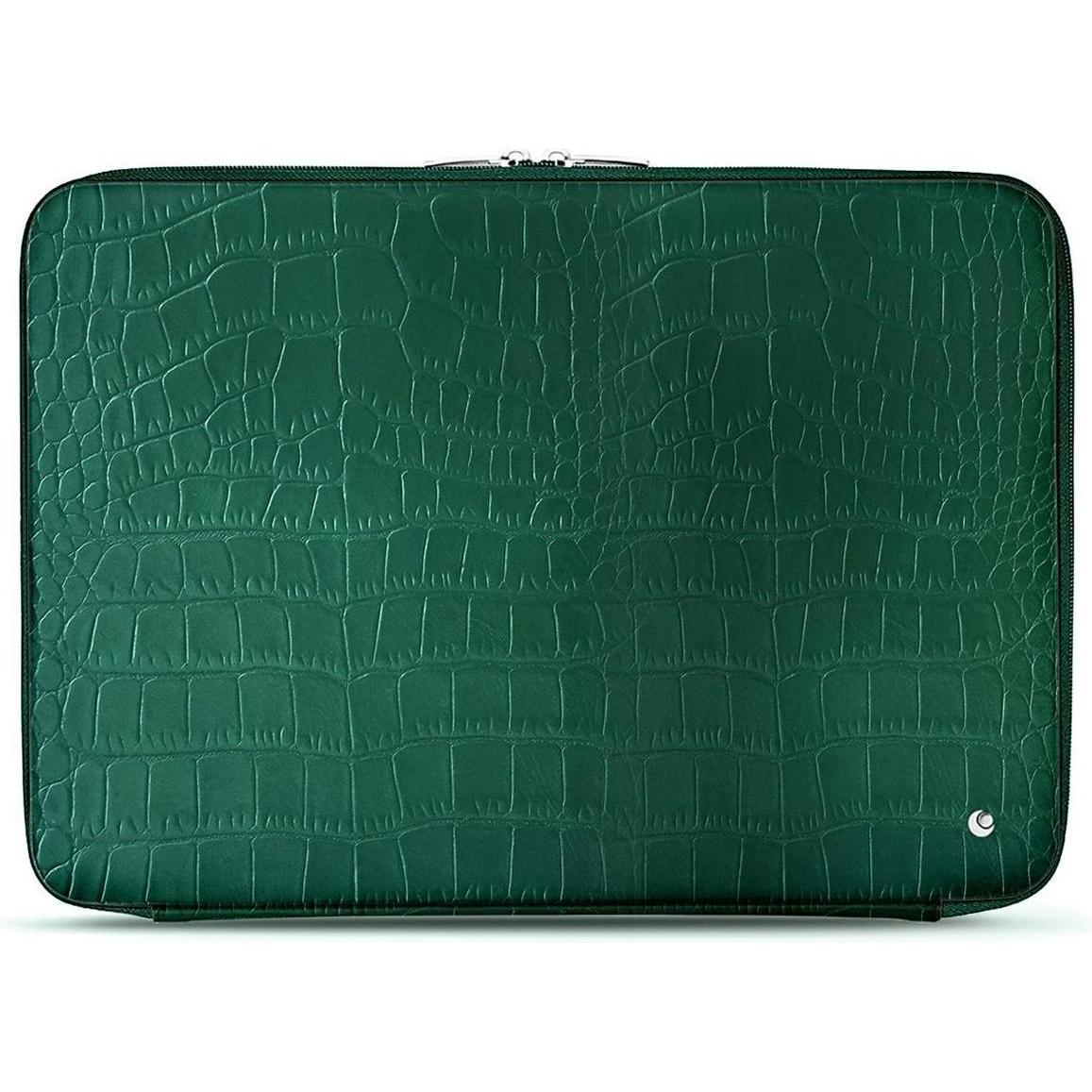 Noreve Lederhülle, Notebooktasche, Grün