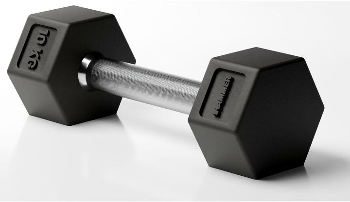 Produktbild Hammer Fitness HAMMER Kurzhantel Hexagon PRO 1 x 10 kg, Hantelart (1 x 10 kg)