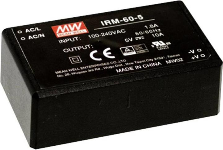 Produktbild MeanWell AC/DCPrintnetzteil