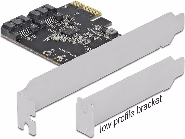 Produktbild Delock Host Bus Adapter 2 Port SATA PCIe