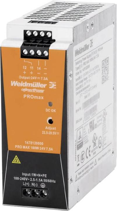 Actual product image Weidmüller DIN-rail power supply unit (DIN-rail