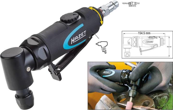 Actual product image HAZET Die grinder ∙ angled 9032N-5 (6 mm)