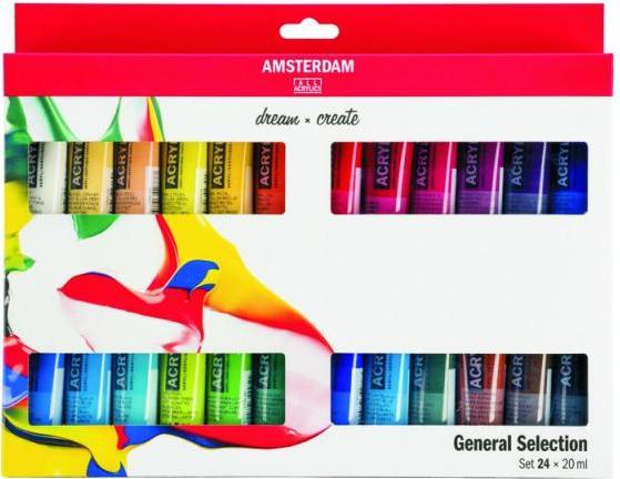 Immagine prodotto Amsterdam Set di vernici acriliche (Multicolore, 480 ml)