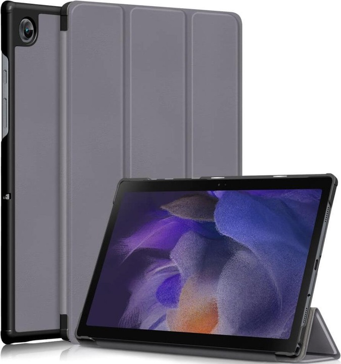 Cover-Discount Galaxy Tab A7 Lite - Tri-fold Smart Case grau (Galaxy Tab A7 Lite)