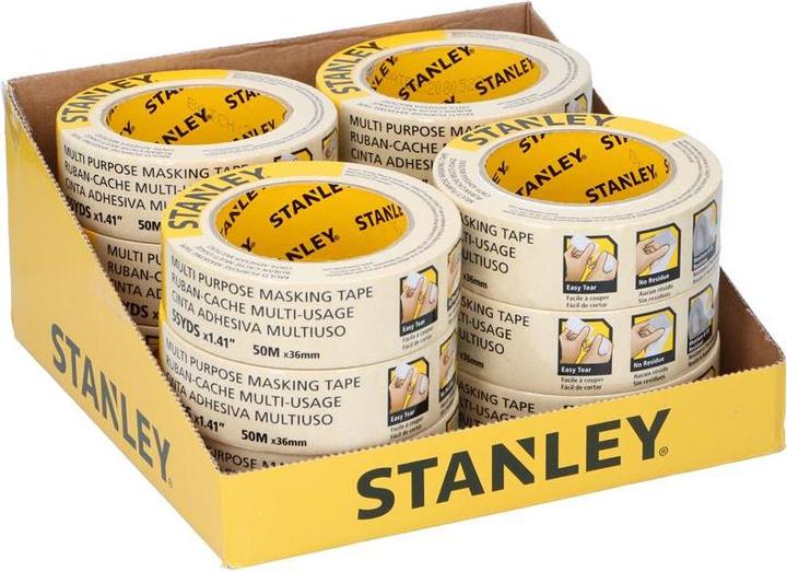 Produktbild Stanley Abdeckband 3,6 x 50 m (36 mm)