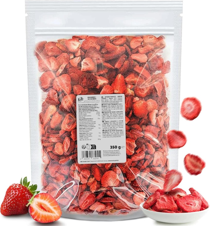 Produktbild KoRo Gefriergetrocknete Erdbeerscheiben (350 g)