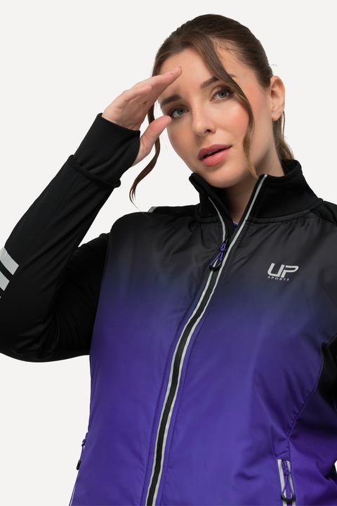Produktbild Ulla Popken 2-in-1-Funktionsjacke, Ärmel abnehmbar, Weste, Reflektor (50, 52)