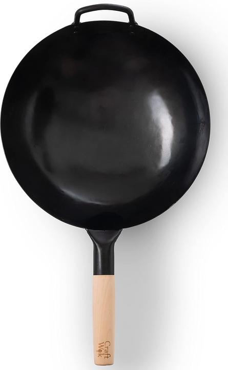 Actual product image Craft Wok Vorgebrannte Wok Pfanne - Black13 (33 cm, Wok, Carbon steel)