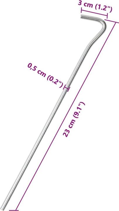 Image du produit vidaXL Zelthering