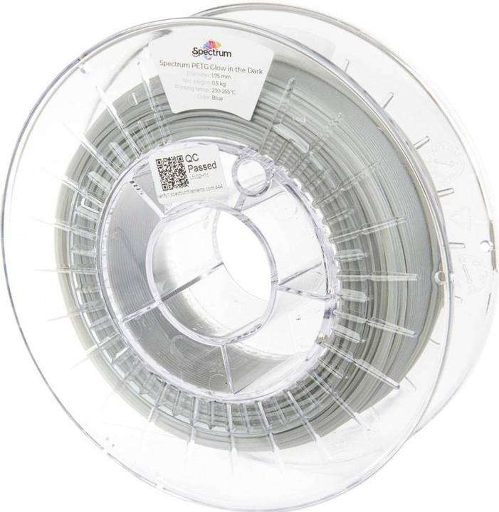 Image du produit PETG Glow in the Dark Blue 0.5kg 1.75mm (PETG, 1.75 mm, 500 g)