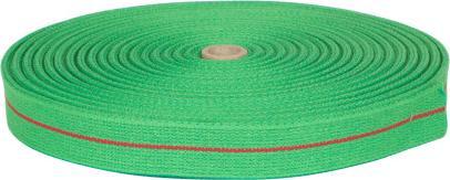 Image du produit Sporti Rouleau de ceinture verte avec un liseré rouge de 50 m Karaté (Taille unique)