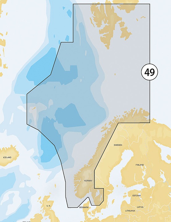 Actual product image Navionics Gold XL9: 49XG Norway