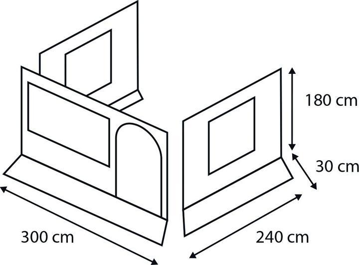 Produktbild Eurotrail Fjord PR 300 (Vorzelt, 5.50 kg, 1 Person)