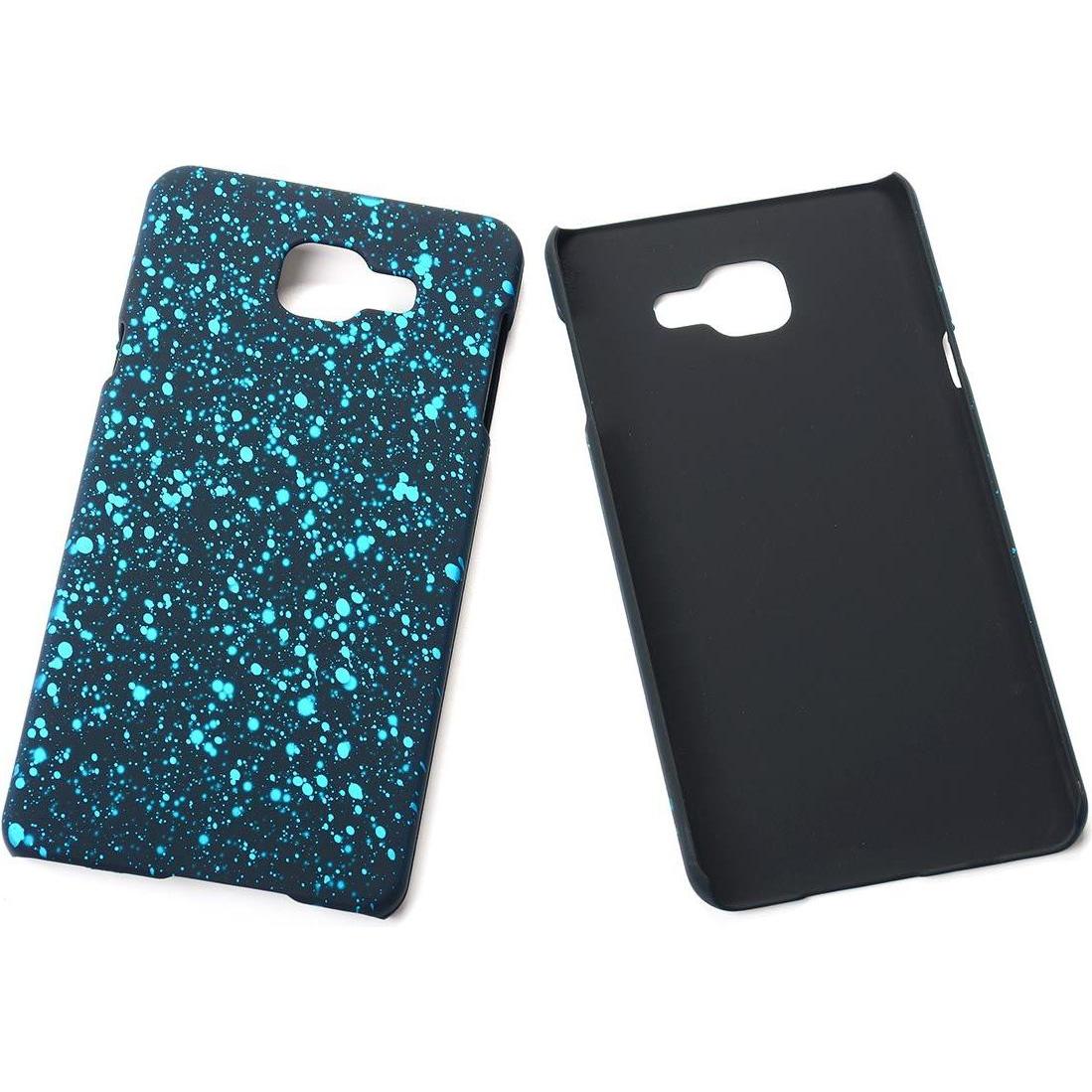 König Design Handy Hülle Schutz Case Bumper Etuis für Samsung Galaxy A7 2016 3D Sterne Türkis (Samsung Galaxy A7 (2016))...
