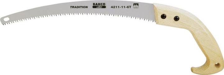Produktbild Bahco Astsäge mit gehärteten Zahnspitzen und Holzgriff, 6 ZpZ, 11"