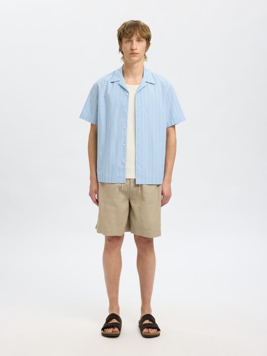 Actual product image Selected Loose Fit Shorts aus Leinengemisch (M)