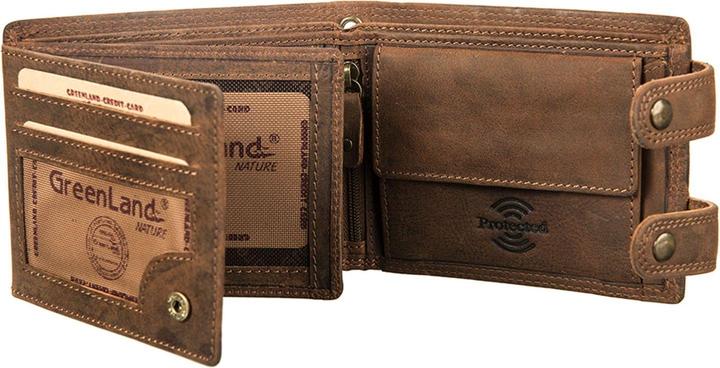 Immagine prodotto Greenland Nature Portafoglio Montenegro RFID in pelle 12 cm