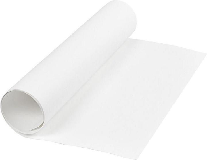 Produktbild Creativ Company Lederpapier Rolle, 350 g, 1 Stück, Weiss