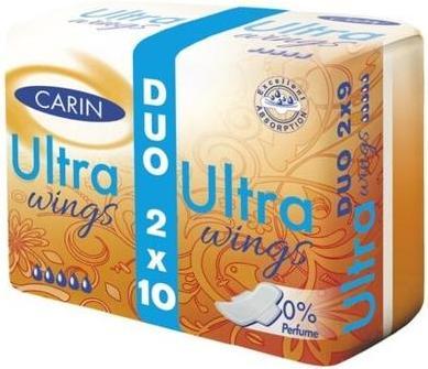 Actual product image GoForm Carin Ultra Wings Sanitary Napkins 2X10Pcs (20 x)