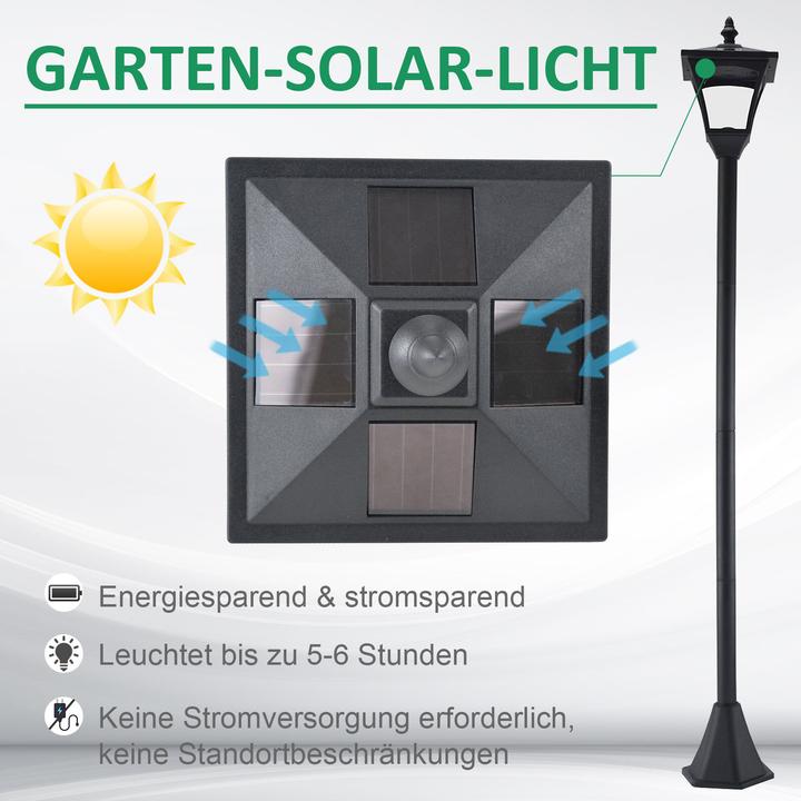 Produktbild Outsunny Gartenlaterne (10 lm, IP44)