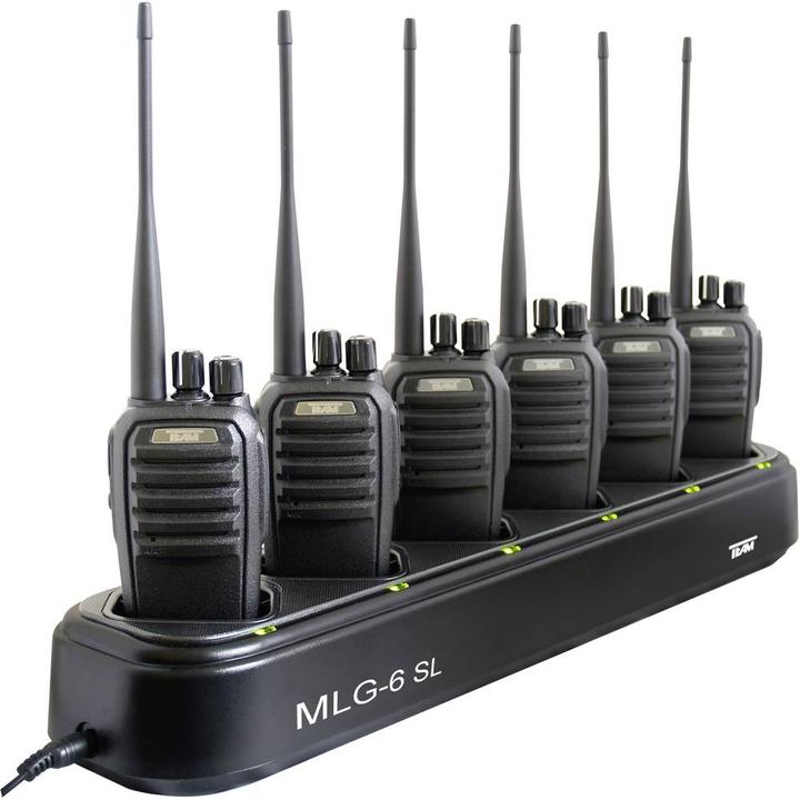 Team Electronic Radio portatile PMR TeCom-SL PR8614 6er Se