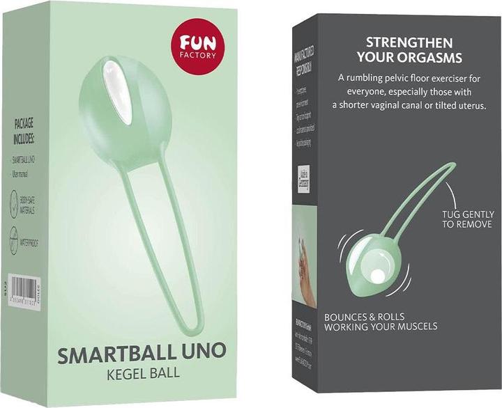 Produktbild Fun Factory Smartball Uno Beckenball Weiss / Pistaziengrãoen
