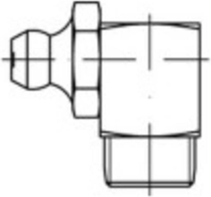Actual product image Toolcraft Conical grease nipple DIN 71412 S