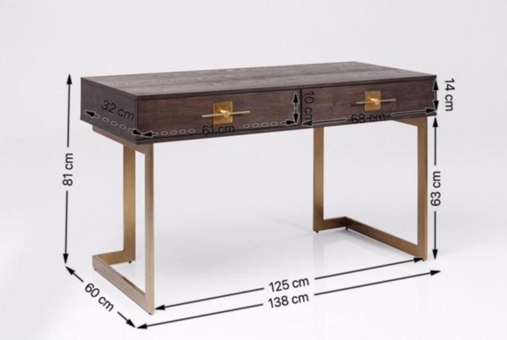 Produktbild Kare Design Schreibtisch Osaka 138x60cm (138 x 60 x 81 cm)