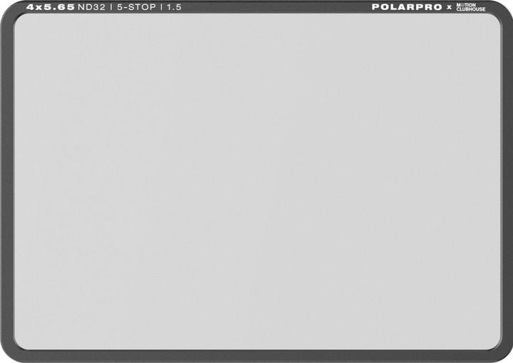 Actual product image PolarPro ND32 | 4x5.65 filter (Neutral density filter, 5.65 mm)