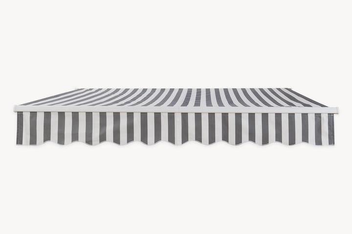 Produktbild En.Casa Markise Bitonto 300x250 cm Grau/Weiss (3 m)