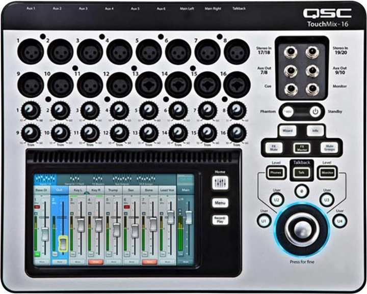 QSC Digital-Mischpult TOUCHMIX 16 Anzahl Kan (Studio- und Livemixer)